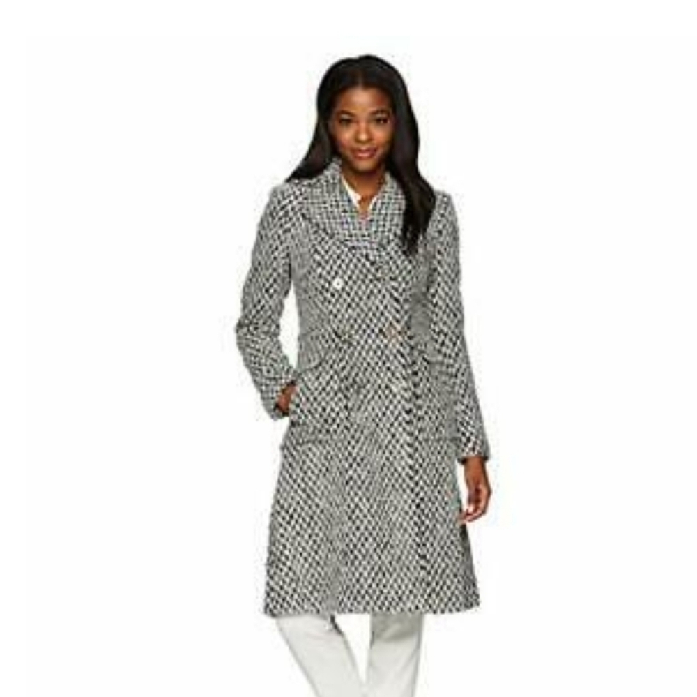Ivanka Trump Wool Double Breasted Coat